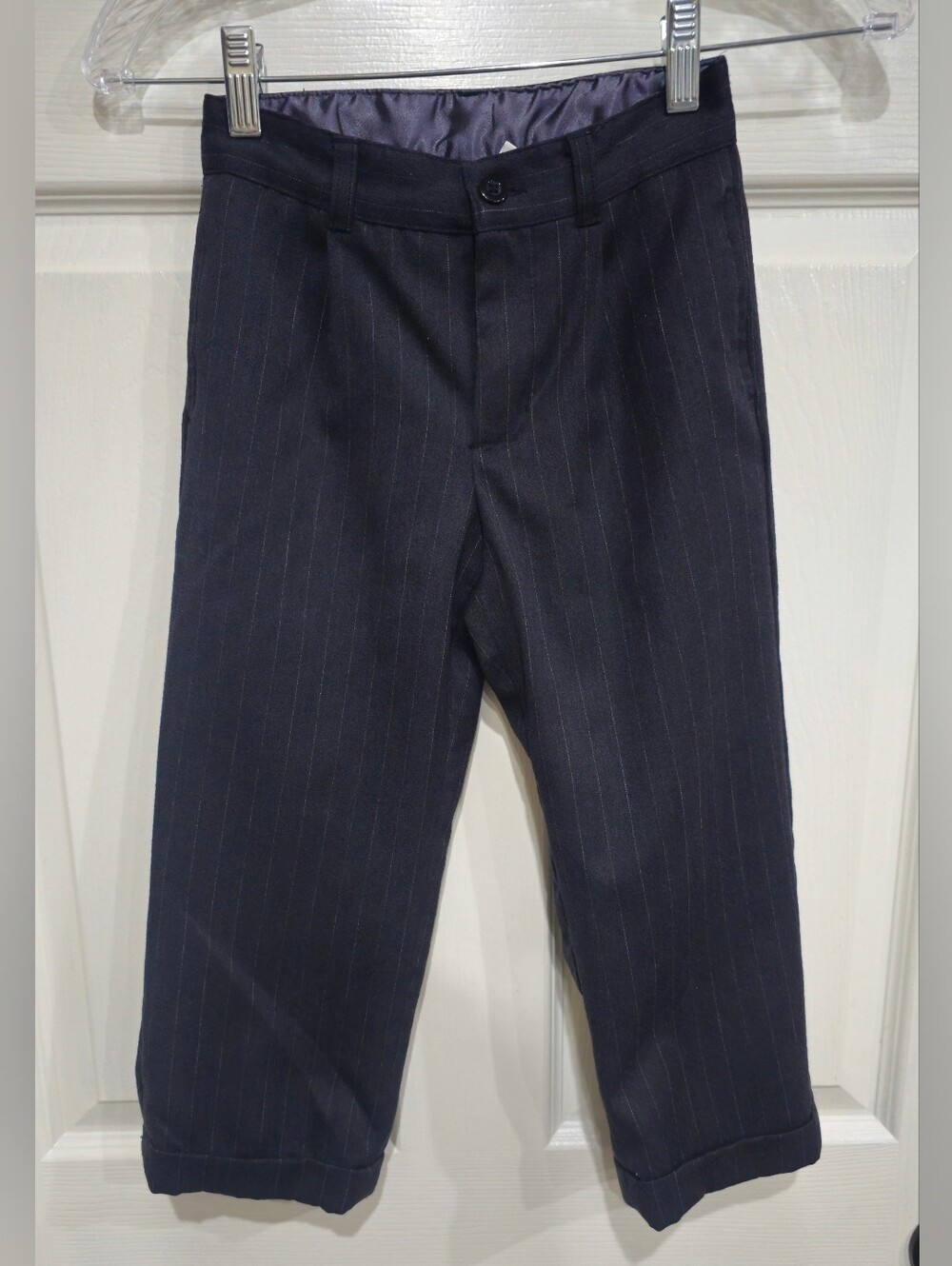 Gymboree Navy Pinstripe Dress Pants And Jacket For Kids